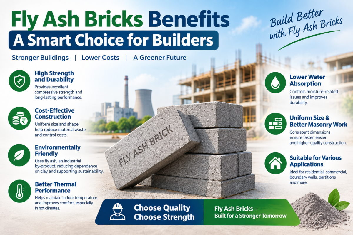 Benefits of Using Fly Ash Bricks for Builders